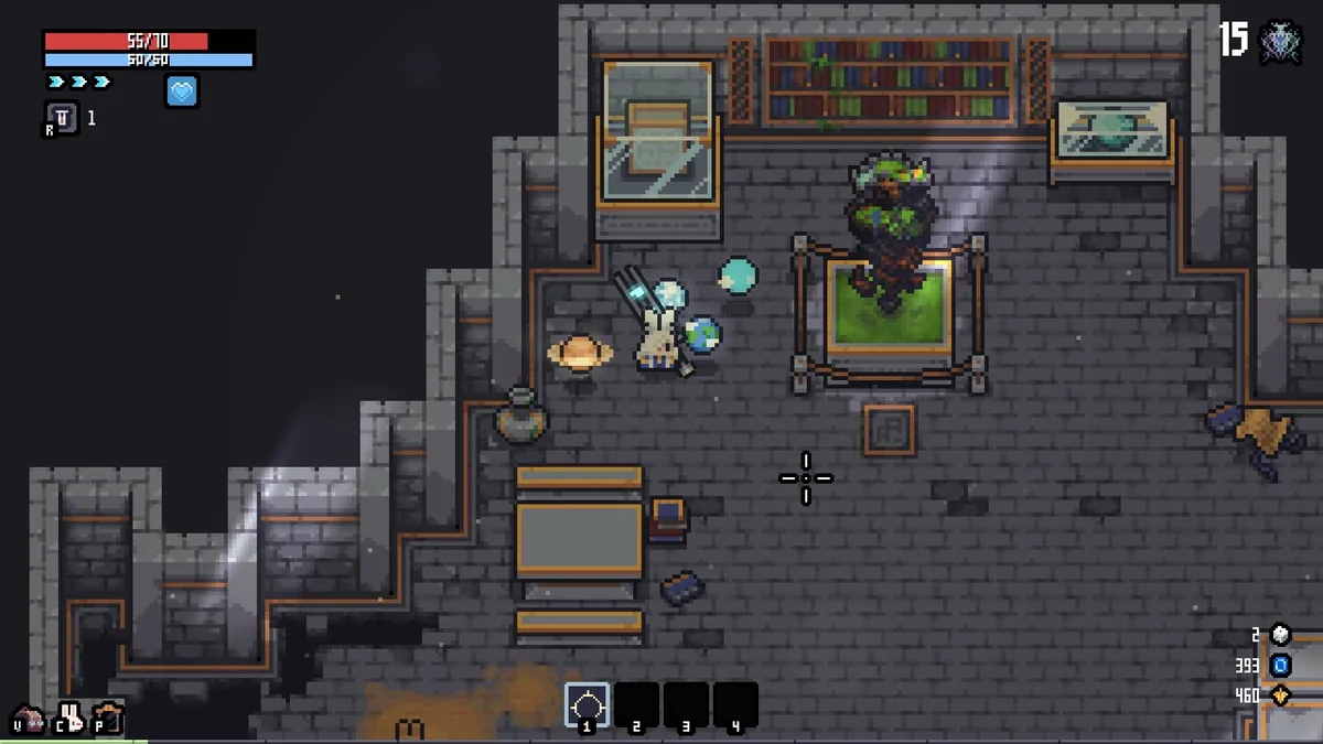 Sephiria chapter 3 library interior with bookshelves